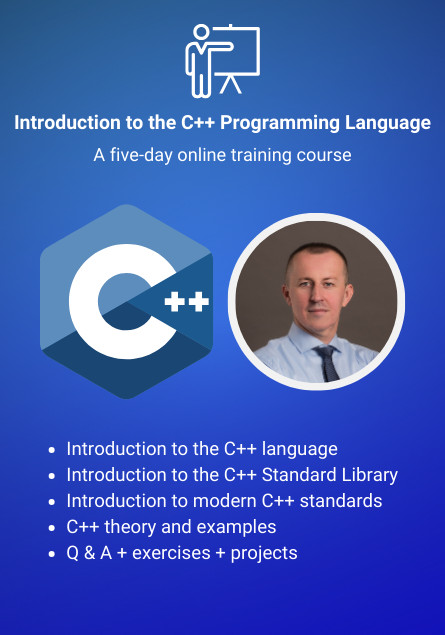 Introduction to C++ - Live Training Course